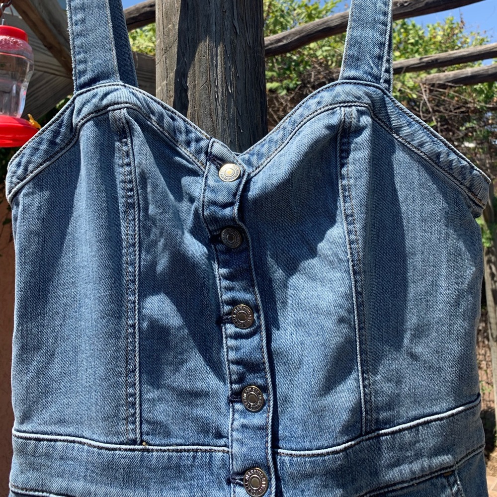 7 For All Mankind jean overalls